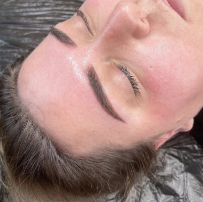 Permanent makeup powder brows thisted